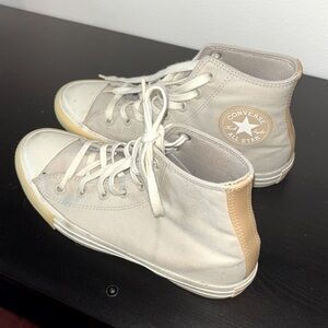 Women’s Cream Converse Shoes